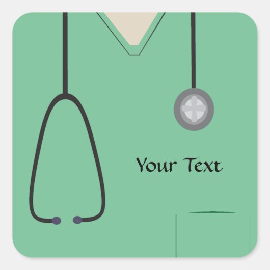 Stickers Médicale vert clair (Devant)