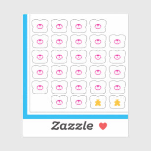 Stickers Meeple Tee - Jeu de société Couple