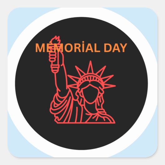 Stickers mémorial day  (Devant)