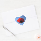 Stickers - Memorial Day Red Poppy Blue Sky (Enveloppe)
