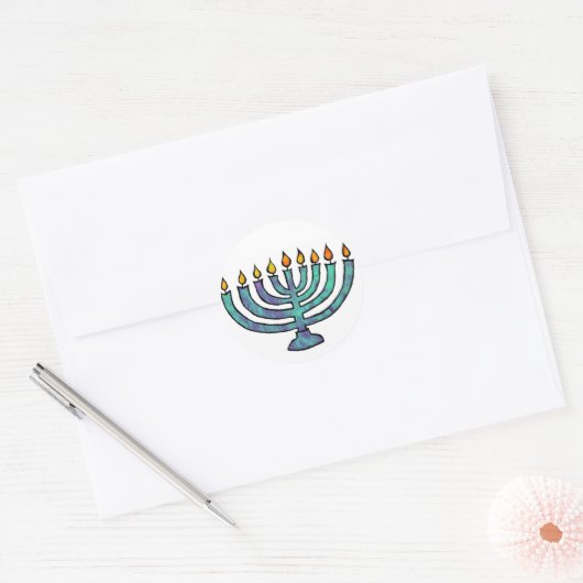 Stickers Menorah (Enveloppe)