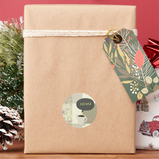 Stickers Menu Café House