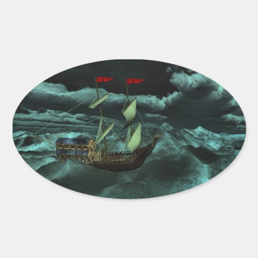 Stickers Mer Sauvage et Stormy (Devant)