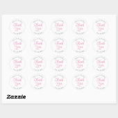 stickers Merci (Feuille)