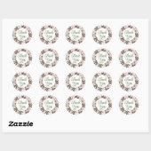 stickers Merci (Feuille)