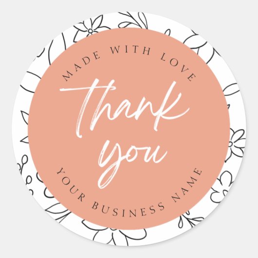 Stickers Merci (Devant)