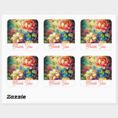 stickers Merci (Feuille)