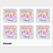 Stickers "Merci" (Feuille)