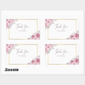 stickers Merci (Feuille)