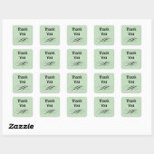 stickers Merci (Feuille)