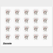 Stickers Merci (Feuille)