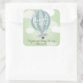 Stickers Merci à air chaud Blue Ballotte personnal (Sac)