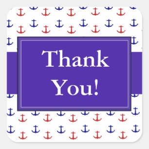 Stickers Merci Ancres nautiques