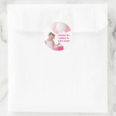 Stickers Merci Anniversaire de enfant : Votre phot (Sac)