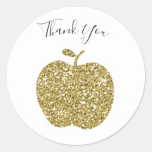 Stickers Merci Apple pour enseignant