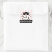 Stickers Merci Baby shower Pink Spider (Sac)