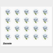Stickers Merci Blue Hydrangea (Feuille)