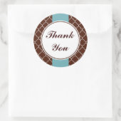 Stickers Merci Brown Aqua (Sac)
