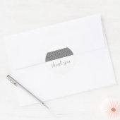 Stickers Merci Cercle d'amour (Enveloppe)