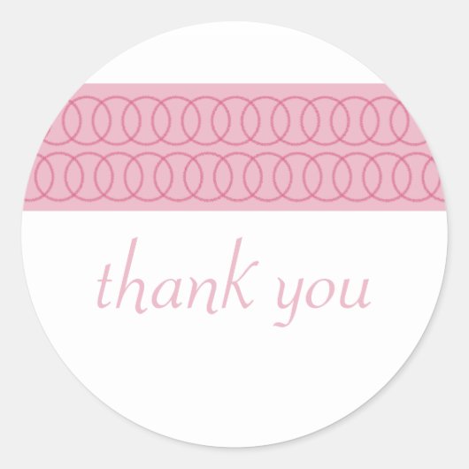 Stickers Merci Cercle d'amour (Devant)