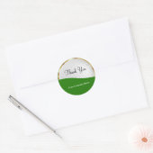 Stickers Merci Classy Golf Theme (Enveloppe)