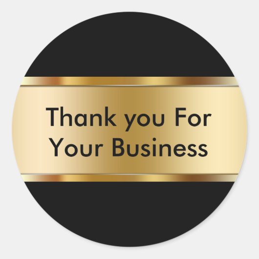 Stickers Merci client classique (Devant)