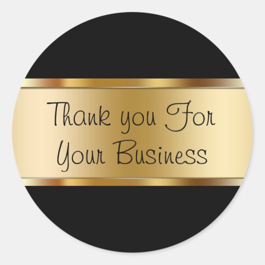 Stickers Merci client classique (Devant)