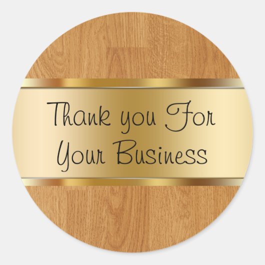 Stickers Merci client classique (Devant)