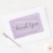 Stickers Merci couleur pourpre (Enveloppe)