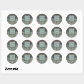 Stickers Merci Damask (Feuille)