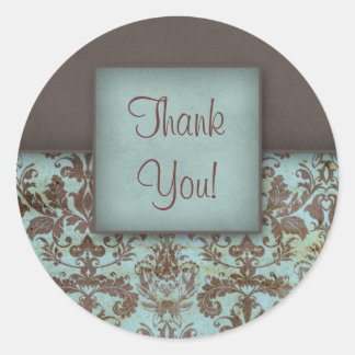 Stickers Merci Damask