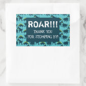 Stickers Merci d'anniversaire de Dinosaur (Sac)