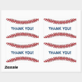 Stickers Merci de baseball (Feuille)