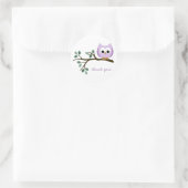 Stickers Merci de Chouette Violette (Sac)