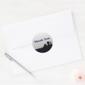 Stickers Merci de cinéma, violet (Enveloppe)