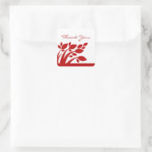 Stickers Merci de feuillage d'automne, Rouge (Sac)