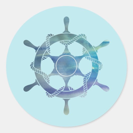 Stickers Merci de la partie de roue marine (Devant)