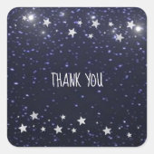 Stickers Merci de nuit étoilé (Devant)