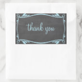 Stickers Merci de tableau de bord bleu (Sac)