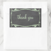 Stickers Merci de tableau de bord vert (Sac)