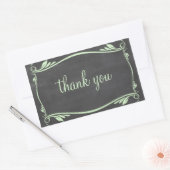 Stickers Merci de tableau de bord vert (Enveloppe)