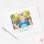 Stickers Merci doux photo d'anniversaire (Enveloppe)