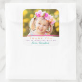 Stickers Merci doux photo d'anniversaire (Sac)