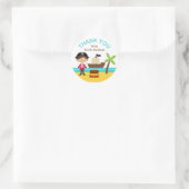 Stickers Merci du capitaine pirate (Sac)