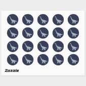 Stickers Merci du parti Brachiosaurus Dinosaur (Feuille)
