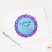 Stickers Merci du Parti de la sirène | Violet et T (Enveloppe)