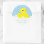 Stickers Merci en caoutchouc Ducky - bleu (Sac)