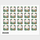 Stickers Merci étiquette Dinosaur (Feuille)