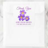 Stickers Merci, Fête des mariées (Sac)