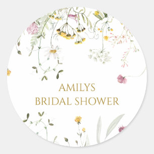 Stickers Merci Fleur sauvage